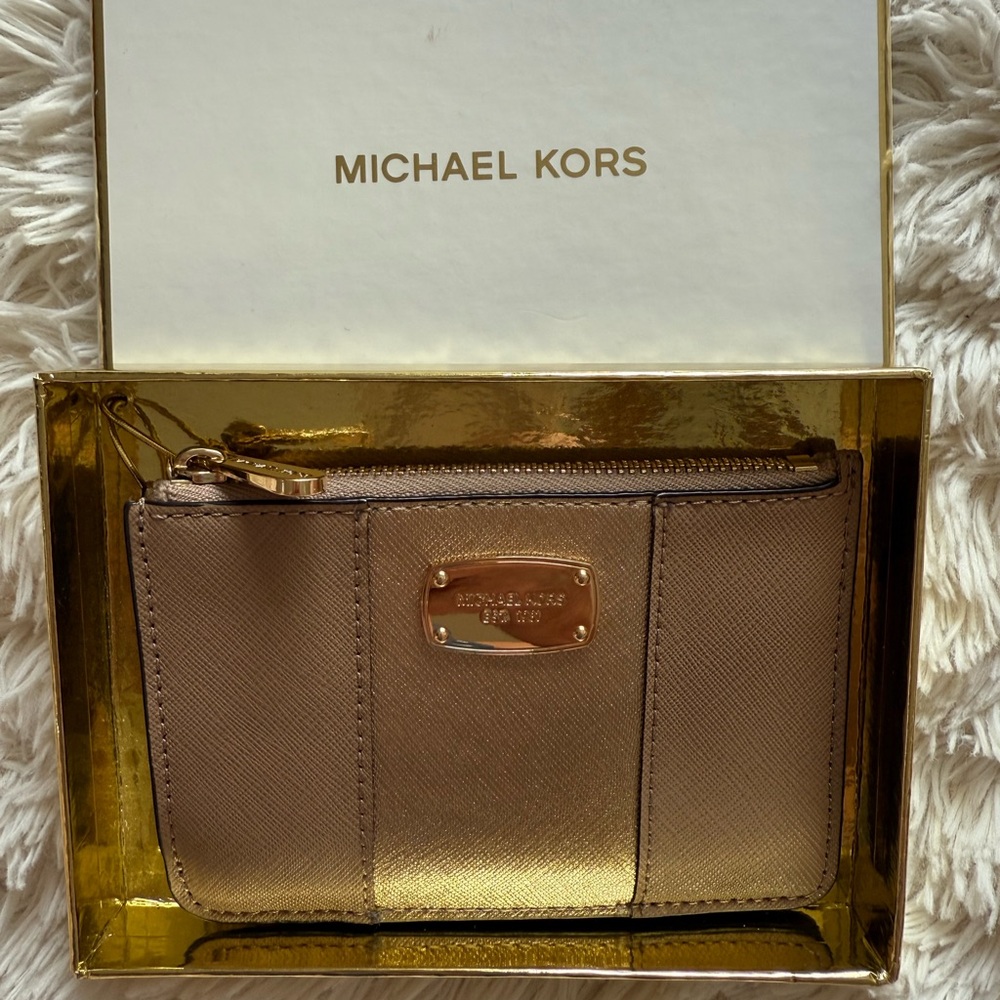 Michael Kors Gold Key & Card Holder